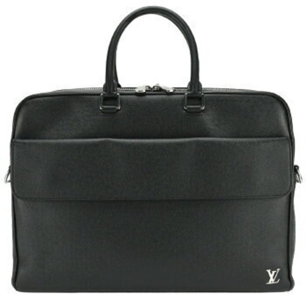 Louis Vuitton Alex Briefcase black Taiga leather business bag shoulder document - Picture 2 of 10